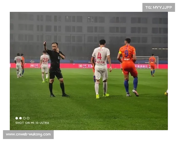 镜头捕捉：布莱顿主帅德泽尔比因抗议判罚，被裁判出示黄牌警告。